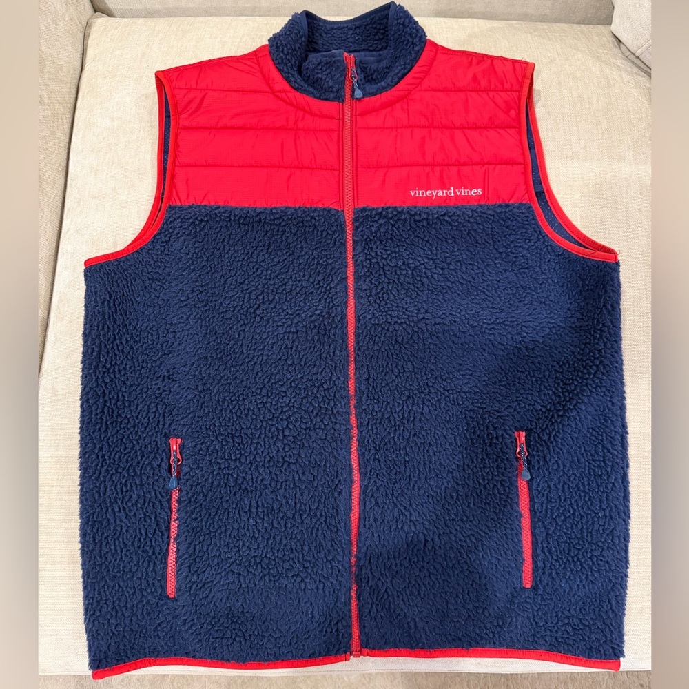 Vineyard Vines Men’s Sherpa Vest size L